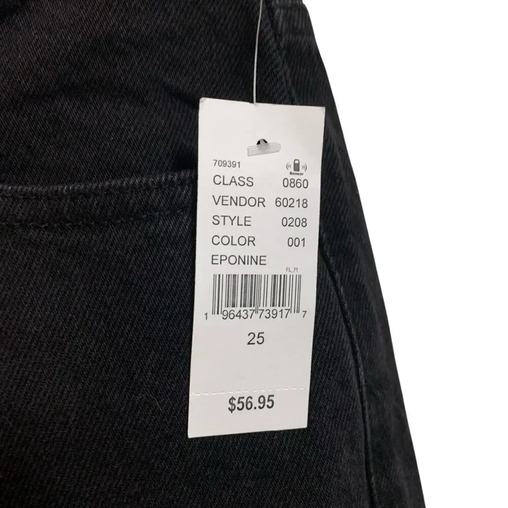 NWT! Pacsun High-Rise Relaxed Straight Leg Button Fly Dad Jeans Womens Size 25 - Picture 8 of 13